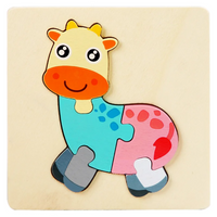 Thumbnail for 3D Wooden Puzzle™ - Aventura lúdica con animales - Rompecabezas de madera 3D