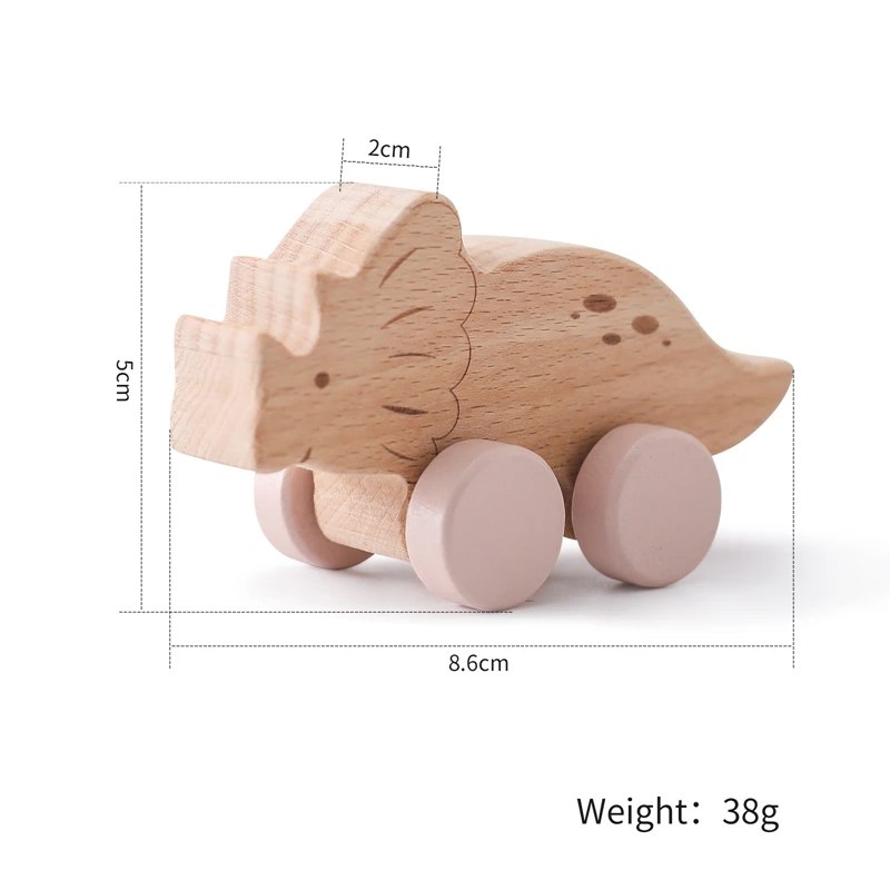 Woods™ - ¡Dino sobre ruedas! - Dinosaurios de madera