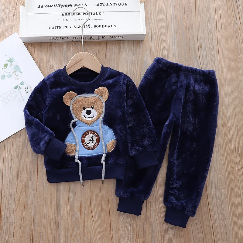 CozyBear – Cálido y suave – Chándal infantil con estampado de ositos