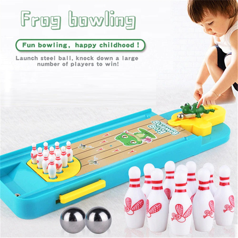 Frog Bowling™ - Desarrollar la motricidad - Pequeño juego de bolos