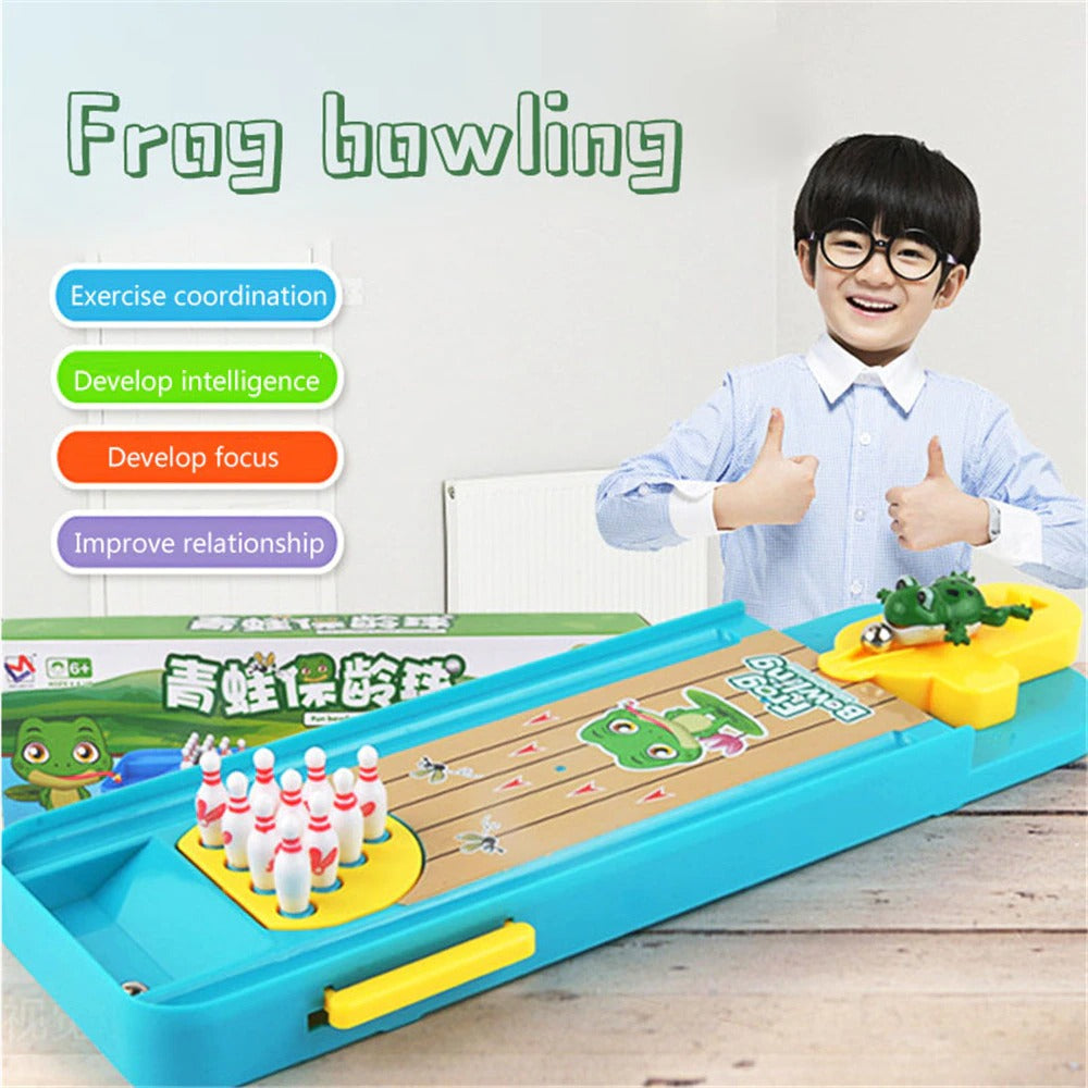 Frog Bowling™ - Desarrollar la motricidad - Pequeño juego de bolos