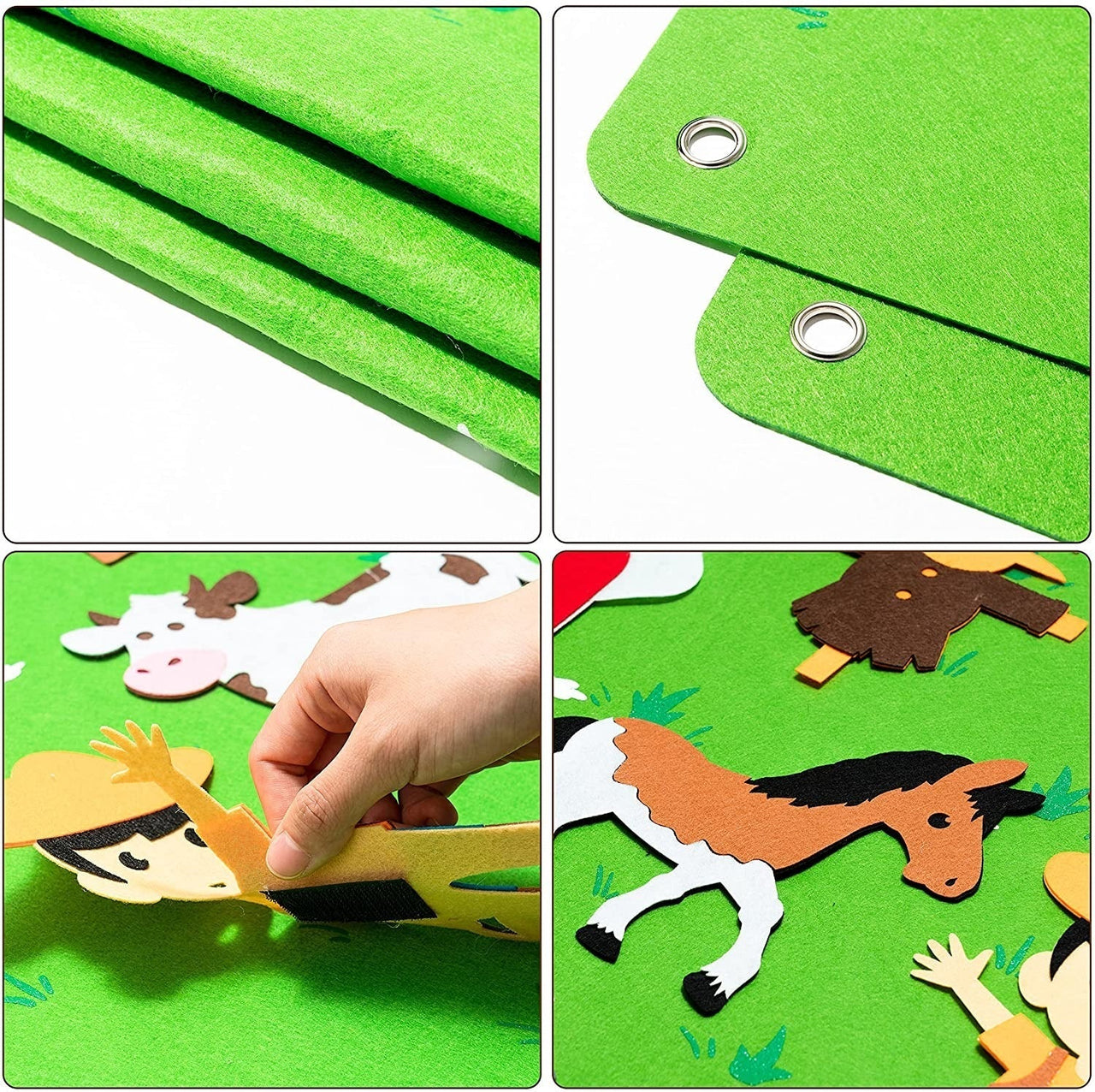 FeltBoard™ - Conozca a los maravillosos animales - Tablero de fieltro