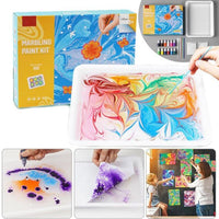 Thumbnail for Water Marbling Paint Set™ - colourful water-based artwork | Paint pack