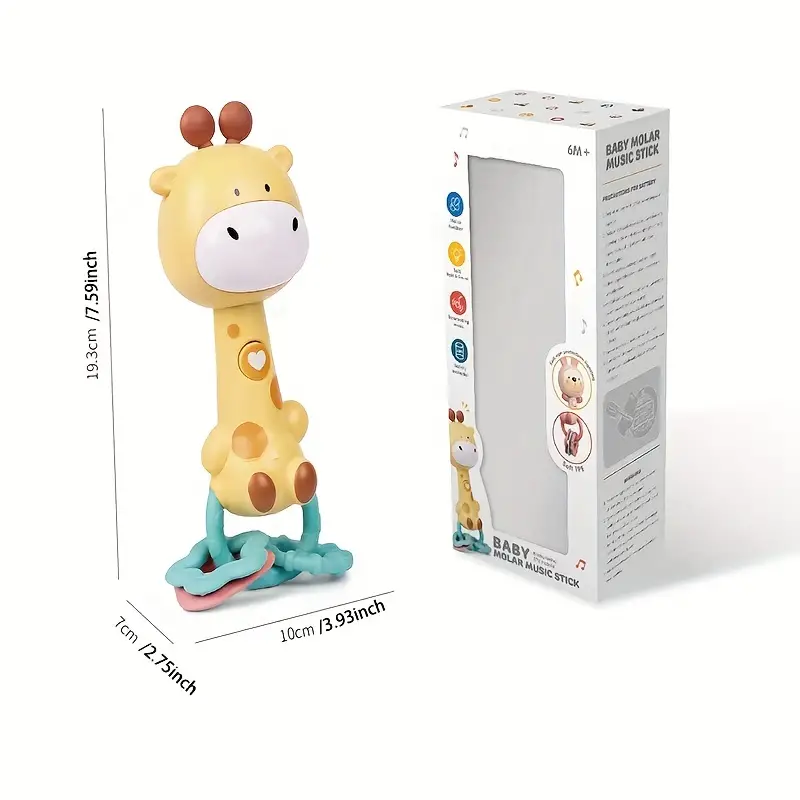 TinyZintuig – Seguro e instructivo - Sonajero para el desarrollo sensorial del bebé