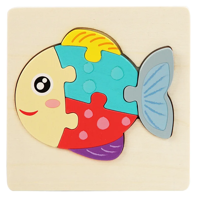 3D Wooden Puzzle™ - Aventura lúdica con animales - Rompecabezas de madera 3D