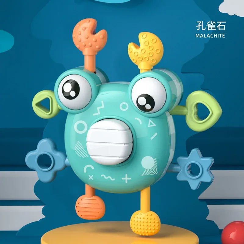 Crab Pull Toy™ – Diversión de agarrar y tirar – Juguete de dentición sensorial Cangrejo