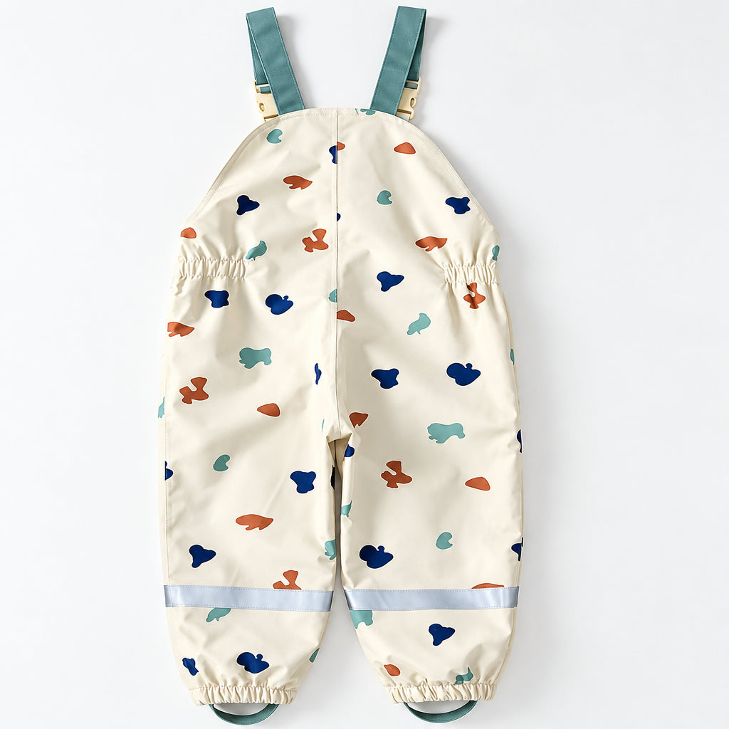 TinyBreeze – Impermeable y cómodo: conjunto de chubasquero y pantalones de lluvia para niños