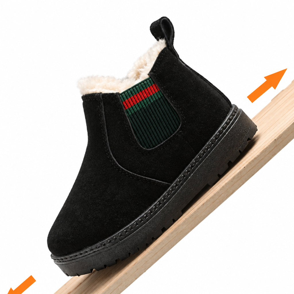 SnowySteps – Cálidas y suaves: botitas de invierno para bebé con forro de felpa