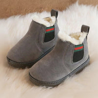 Thumbnail for SnowySteps – Cálidas y suaves: botitas de invierno para bebé con forro de felpa