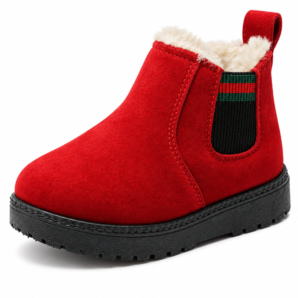 SnowySteps – Cálidas y suaves: botitas de invierno para bebé con forro de felpa