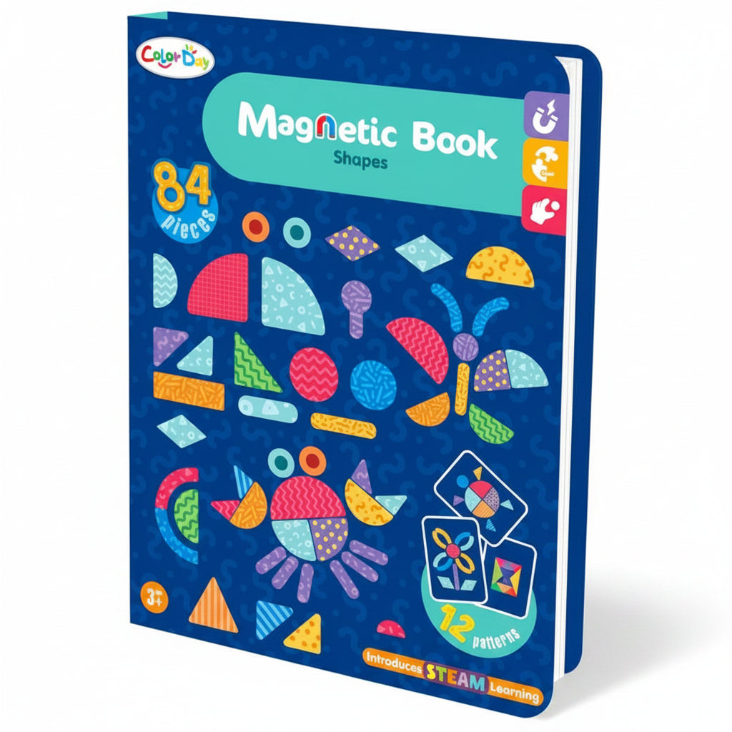 MagniPlay – Educativo y creativo – Libro de rompecabezas magnéticos
