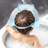 Thumbnail for SplashGuard – Cómoda y práctica: gorro de ducha para bebés con protección facial