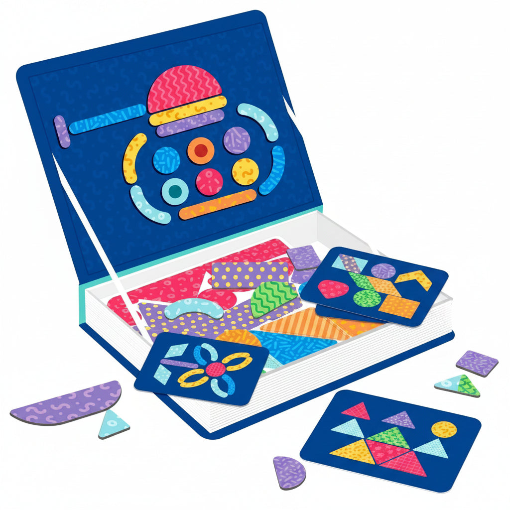 MagniPlay – Educativo y creativo – Libro de rompecabezas magnéticos