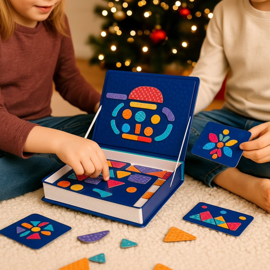 MagniPlay – Educativo y creativo – Libro de rompecabezas magnéticos