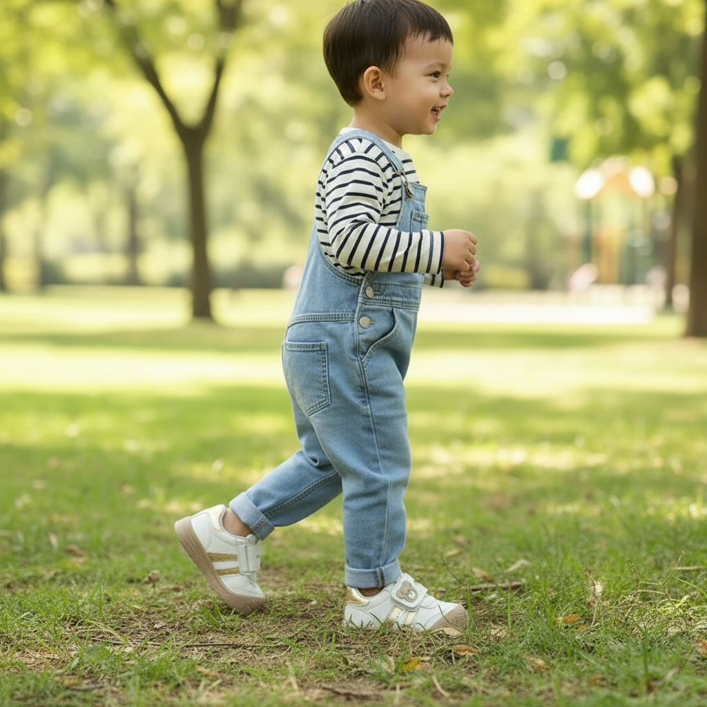 KinderMove – Robustas y flexibles - Zapatillas de velcro con motivo de osos