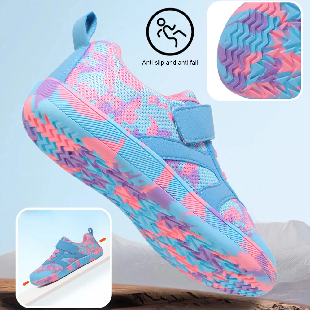 RunCoast – Fresca y flexible: zapatilla antideslizante Barefoot para niños