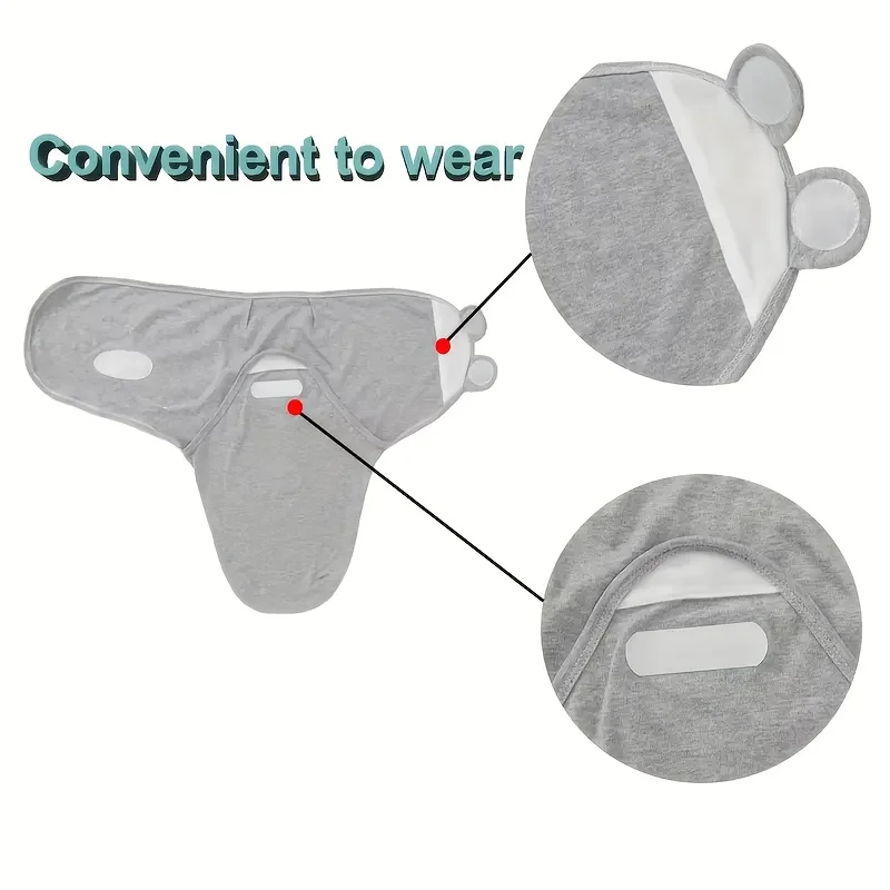 SnuggleBear – Suave y cálida: manta envolvente para bebés