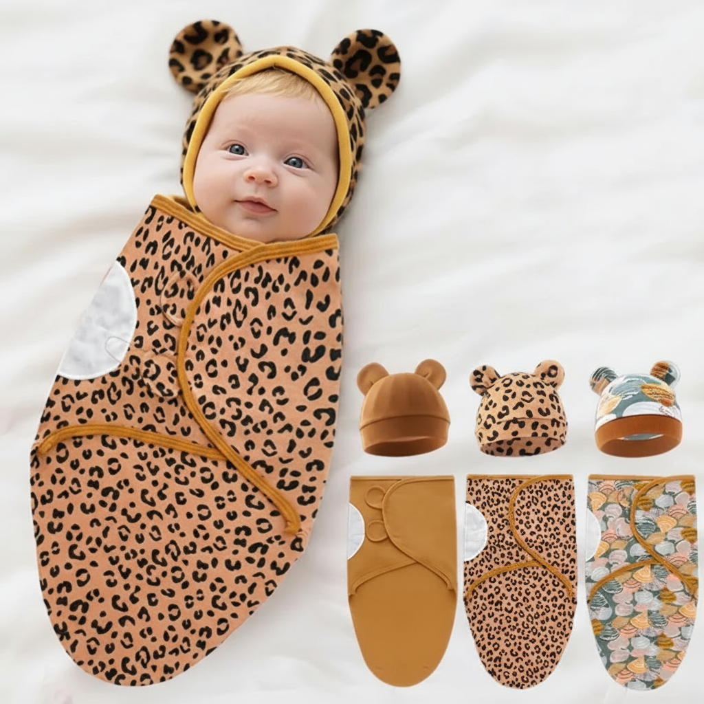 SnuggleBear – Suave y cálida: manta envolvente para bebés