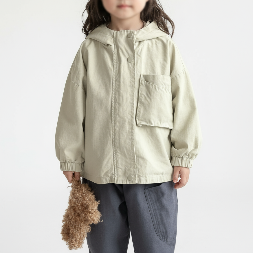 CozyShield – A prueba de viento y cómoda: parka infantil
