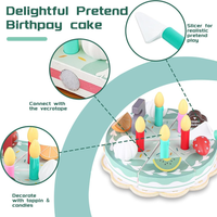 Thumbnail for TinyChef – Educativo y divertido: juego de cocina de madera con tarta y accesorios