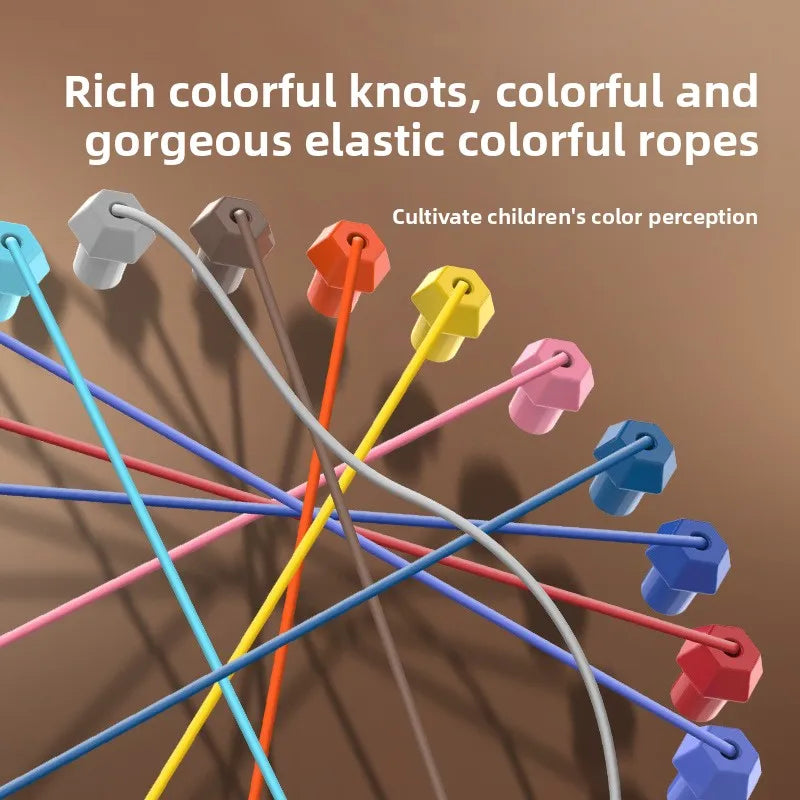 Color Rope Logic Game – Razonamiento e Interacción – Juego de mesa