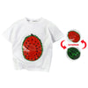 Mini Fashion™ - Shine & Transform - Camiseta sandía con lentejuelas