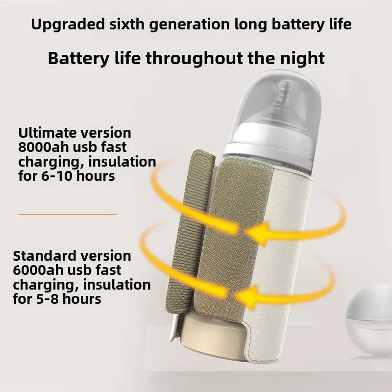 SmartBottle - Siempre caliente y preparado - Calentador de leche inalámbrico recargable