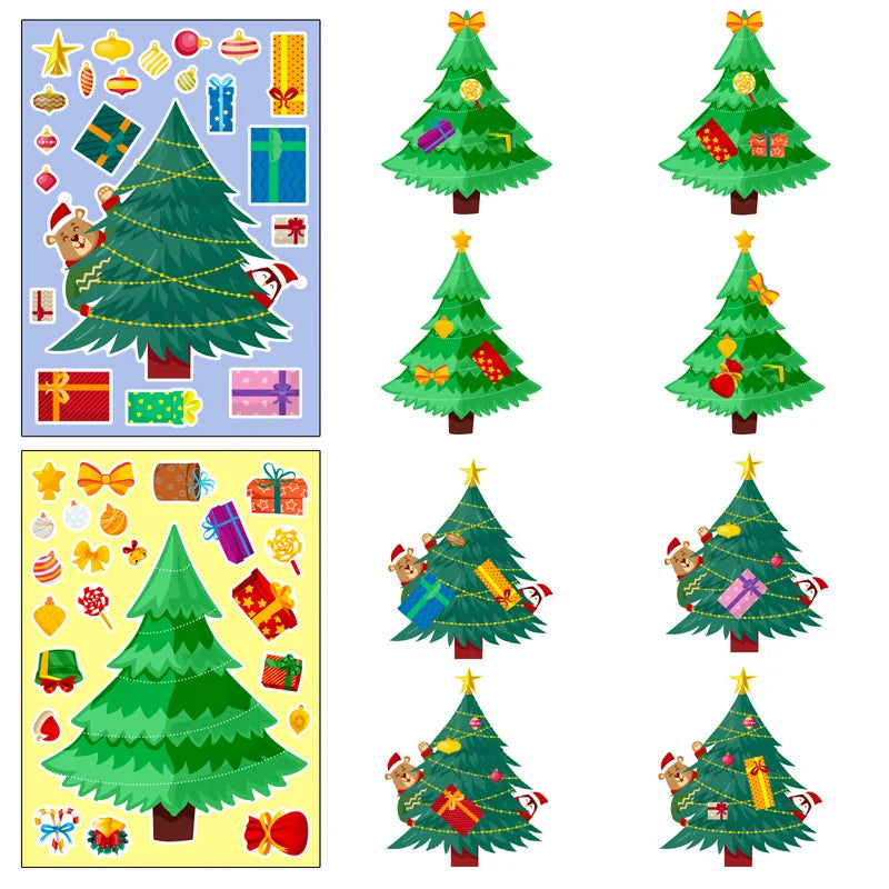 Xmas Tree Stickers™ - Construye tu propio milagro navideño - Adhesivos navideños