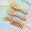 Personalized Hairbrush – Suave y único: set personalizado de cepillos para el cabello del bebé