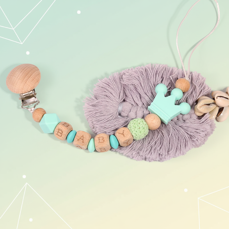 Personalized Pacifier Chain – Seguro y elegante: llavero para chupete personalizado