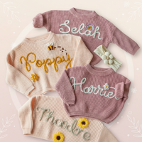 Thumbnail for TinyStitch – Jersey de punto personalizado con nombre para niños