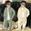 Boys Fashion – Moderno y cómodo – Conjunto cargo para niños
