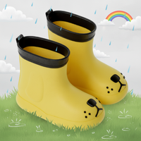 Thumbnail for PuddlePaws Kids – Impermeables y juguetonas - Botas de lluvia Woof