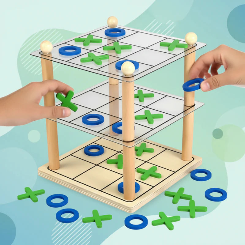 LogicTower – Educativo e inteligente – Tres en raya 3D
