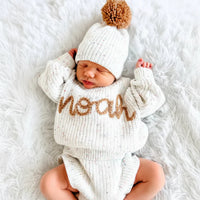 Thumbnail for Personalized Baby Sweater – Único y lleno de cariño: jersey de bebé bordado y personalizado