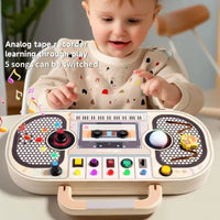 Thumbnail for Wooden Busy Board – Motricidad e interactivo – Tablero de actividades musicales