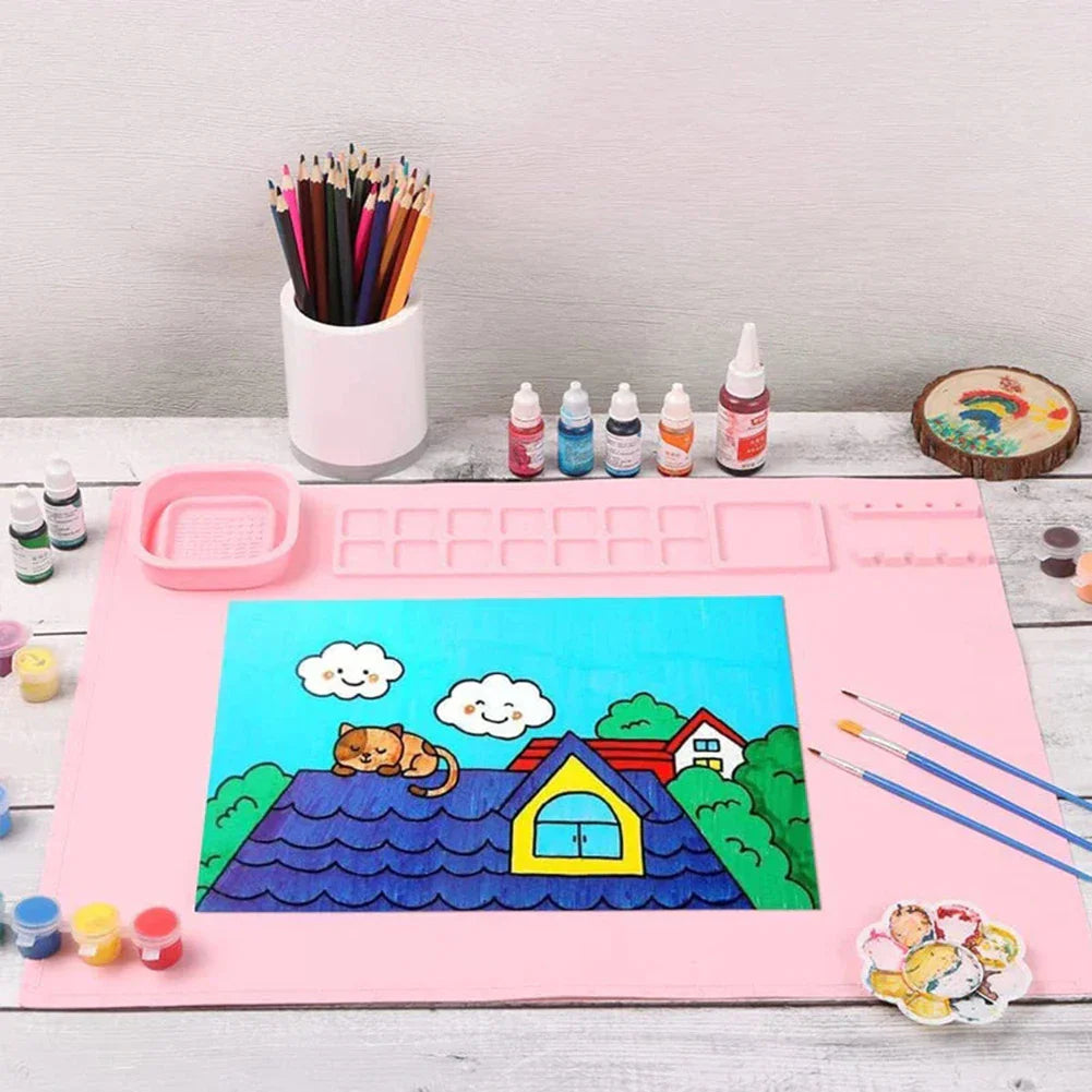 Canvas Mat™ - La limpieza es pan comido - Alfombrilla de lona creativa