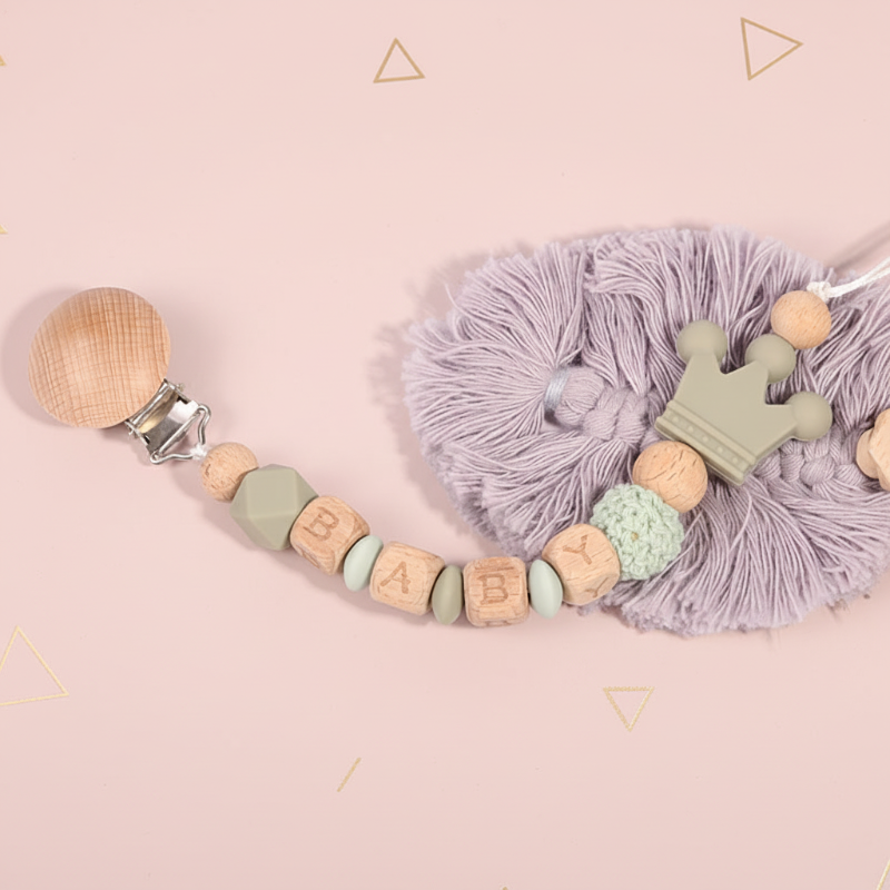 Personalized Pacifier Chain – Seguro y elegante: llavero para chupete personalizado