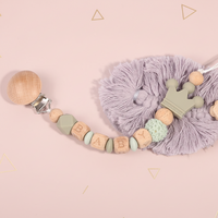 Thumbnail for Personalized Pacifier Chain – Seguro y elegante: llavero para chupete personalizado