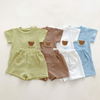Mini Fashion™ - Lindo diseño de oso - Conjunto de verano - osito