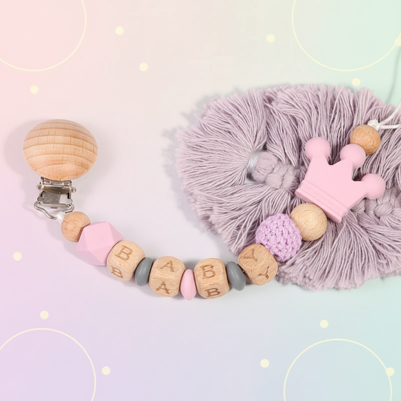 Personalized Pacifier Chain – Seguro y elegante: llavero para chupete personalizado