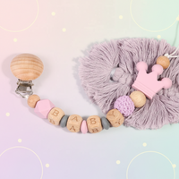 Thumbnail for Personalized Pacifier Chain – Seguro y elegante: llavero para chupete personalizado