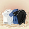 SunnyGuard – Verano y protección: camiseta de baño infantil con mangas cortas y protección UV
