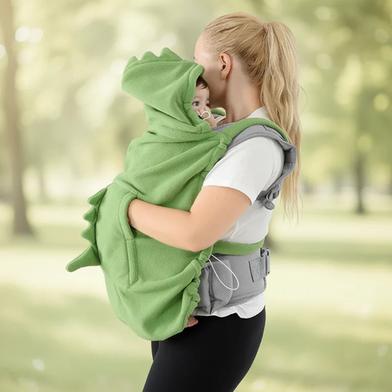 Dinosaur Baby Carrier Cover – Calidez y comodidad – Manta Dino Baby