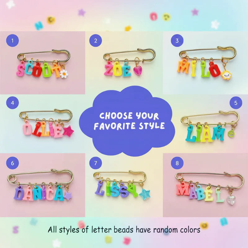 Personalized Charm Pin – Personal y elegante: broche con nombre