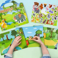 Thumbnail for StickerFun – Colorido e instructivo - Libro de pegatinas reutilizable