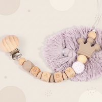 Thumbnail for Personalized Pacifier Chain – Seguro y elegante: llavero para chupete personalizado