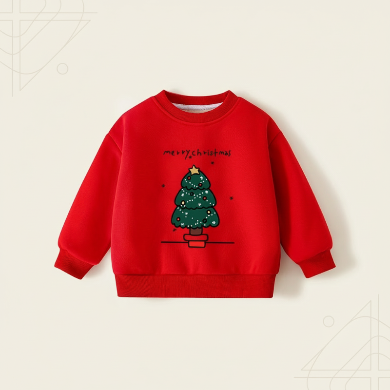 FrostyFit – Cálido y acogedor: jersey rojo navideño