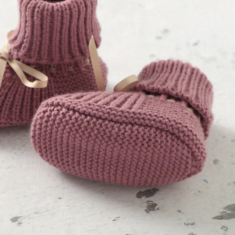 Booties & Mittens – Suave y cálido: conjunto de guantes y patucos