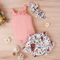 Thumbnail for Baby Girl Summer Outfit – Bonito y ligero – Conjunto de ropa para bebé